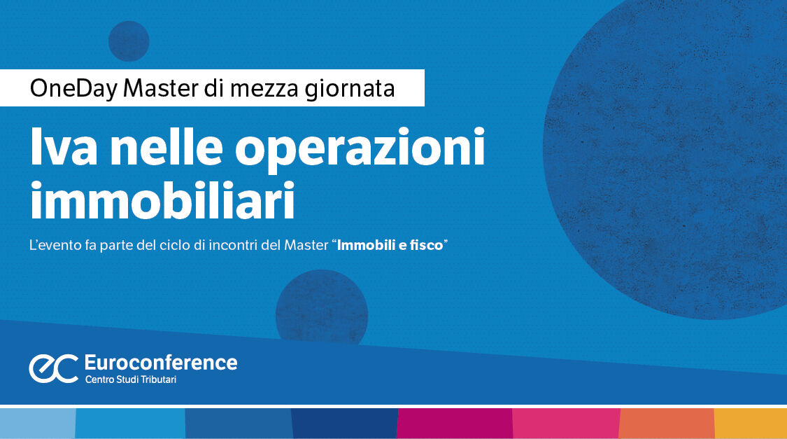Immagine Iva nelle operazioni immobiliari | Euroconference